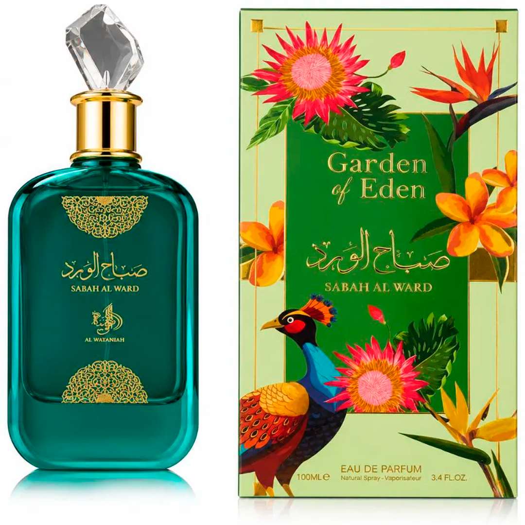 AL WATANIAH SABAH AL WARD GARDEN OF EDEN 100ML EDP 059408 - Imagem 4