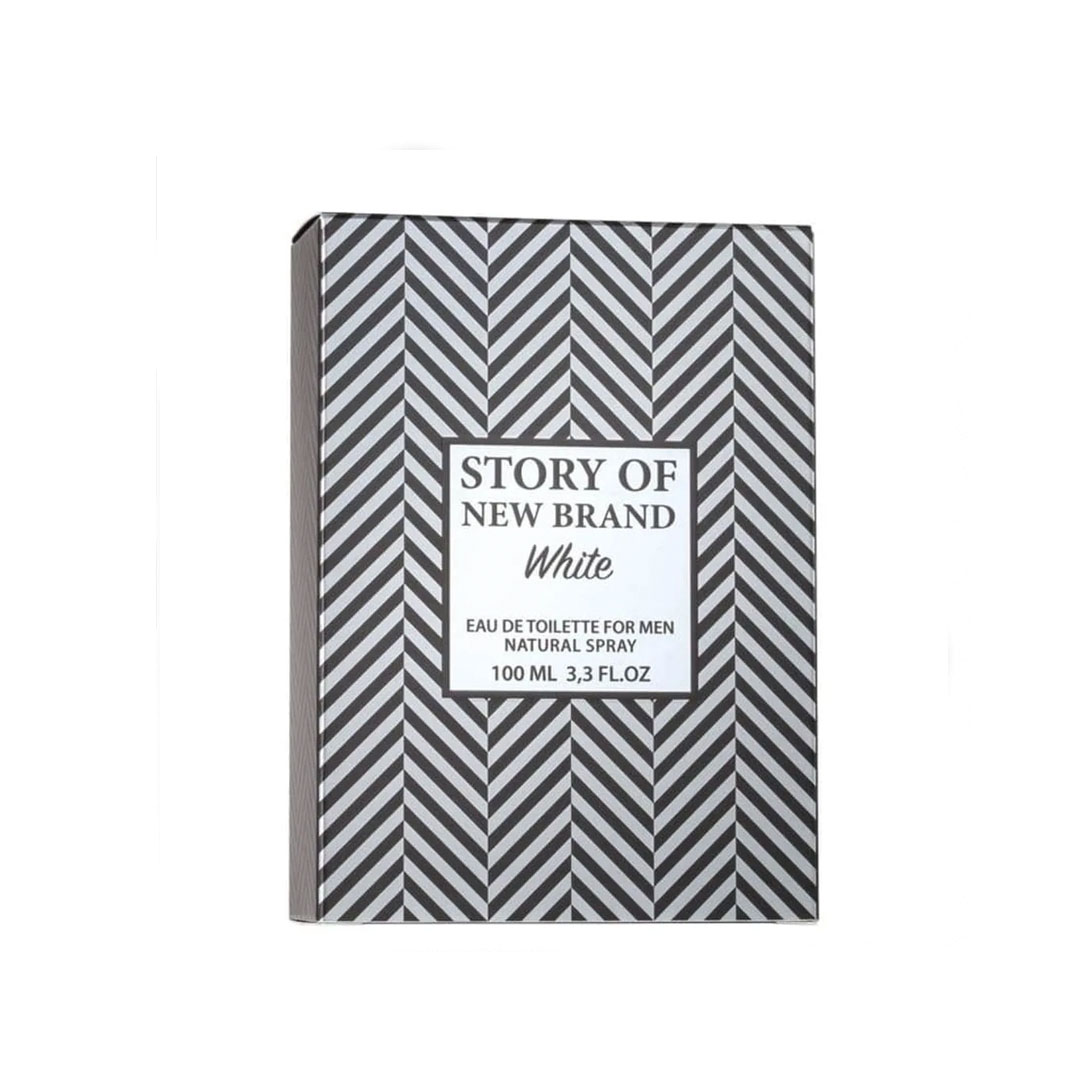 NEW BRAND STORY OF NEW BRAND WHITE MEN 100ML EDT 220482 - Imagem 3