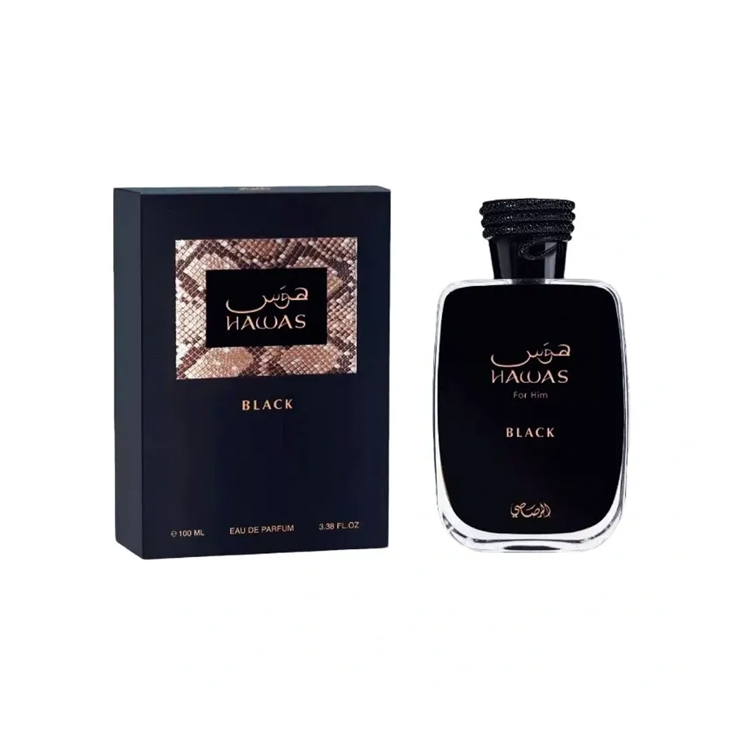 RASASI HAWAS BLACK MEN 100ML EDP 331033 - Imagem 2