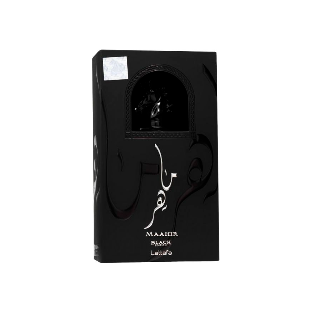 LATTAFA MAAHIR BLACK MEN 100ML EDP 730362 - Imagem 4