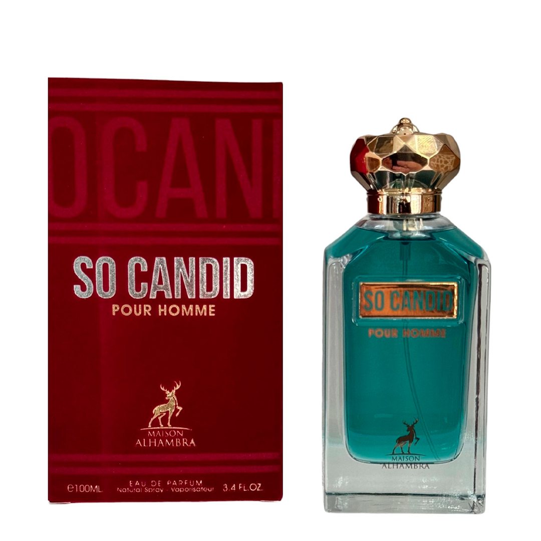 MAISON ALHAMBRA SO CANDID MEN 100ML EDP 590653 - Imagem 2